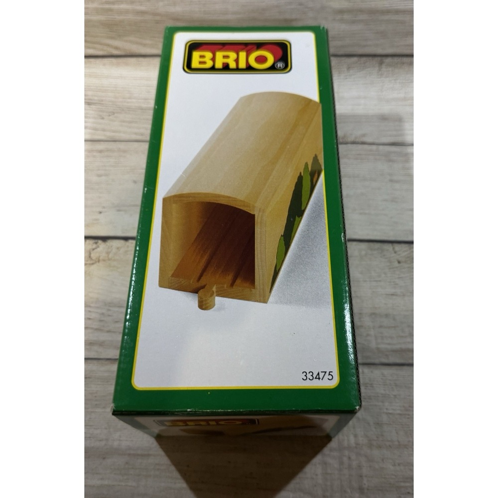 Vintage BRIO Wooden Railway #33475 Tall Tunnel Made in Sweden New in Box Tub18